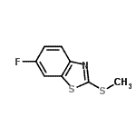 CAS#: 401567-35-9， 6-Fluoro-2-(Methylsulfanyl)-1,3-Benzothiazole