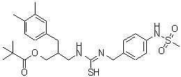 CAS#: 401572-96-1， N-{2-(3,4-Dimethylbenzyl)-3-[(2,2-Dimethylpropanoyl)Oxy]Propyl}-N'-{4-[(Methylsulfonyl)Amino]Benzyl}Carbamimidothioic Acid