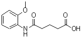 结构式 CAS# 401629-34-3, 4-(2-甲氧基-苯基氨基甲酰)-丁酸