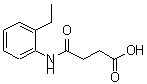 structure of CAS# 401629-43-4, 4-[(2-Ethylphenyl)Amino]-4-Oxobutanoic Acid;3-[N-(2-ethylphenyl)carbamoyl]propanoic acid;4-(2-ethylanilino)-4-oxobutanoic acid;4-[(2-Ethylphenyl)amino]-4-oxobutanoic acid