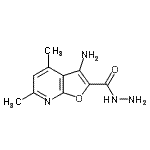 CAS#: 401635-46-9， 3-Amino-4,6-Dimethylfuro[2,3-b]Pyridine-2-Carbohydrazide