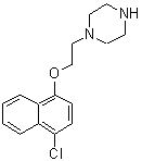 CAS#: 401801-98-7， 1-{2-[(4-Chloro-1-Naphthyl)Oxy]Ethyl}Piperazine