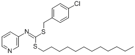 CAS#: 40199-26-6， (4-Chlorophenyl)Methyl Dodecyl-3-Pyridinylcarbonimidodithioate
