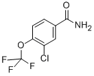 structure of CAS# 40251-61-4, 3-Chloro-4-(Trifluoromethoxy)Benzamide
