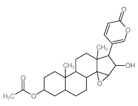 CAS#: 4026-96-4, 3b-Acetoxy-16b-Hydroxy-14,15b-Epoxy-5b-Bufa-20,22-Dienolide