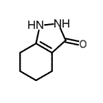 structure of CAS# 402602-24-8, 4,5,6,7-Tetrahydro-2H-Indazol-3-Ol;1,2,4,5,6,7-hexahydro-indazol-3-one;1H-2,4,5,6,7-pentahydroindazol-3-one;2-(dihydroxymethyl)-2,5-dihydrofuran-2,5-diol
