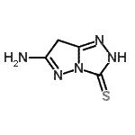 CAS#: 402758-49-0， 6-Amino-2,7-Dihydro-3H-Pyrazolo[5,1-c][1,2,4]Triazole-3-Thione