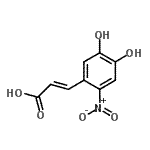 CAS#: 402932-81-4， (2E)-3-(4,5-Dihydroxy-2-Nitrophenyl)Acrylic Acid