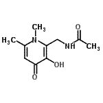 CAS#: 402937-59-1， N-[(3-Hydroxy-1,6-Dimethyl-4-Oxo-1,4-Dihydro-2-Pyridinyl)Methyl]Acetamide