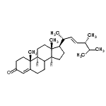 CAS#: 4030-92-6， (8xi,22E)-Ergosta-4,22-Dien-3-One