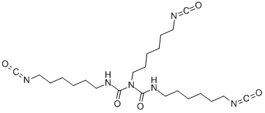 CAS 登录号:4035-89-6, 1,3,5-三(6-异氰酸己基)缩二脲