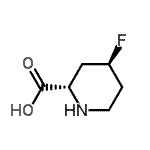 CAS#: 403503-52-6， (2S,4S)-4-Fluoro-2-Piperidinecarboxylic Acid