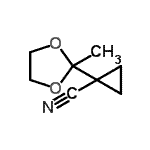CAS#: 403615-51-0， 1-(2-Methyl-1,3-Dioxolan-2-Yl)Cyclopropanecarbonitrile
