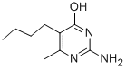 结构式 CAS# 4038-64-6, 2-氨基-5-丁基-6-甲基-1H-嘧啶-4-酮