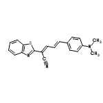 CAS#: 40442-42-0， (2E,4E)-2-(1,3-Benzothiazol-2-Yl)-5-[4-(Dimethylamino)Phenyl]-2,4-Pentadienenitrile