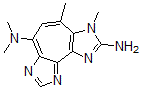 CAS 登录号:40451-47-6, N(6),N(6),3,4-四甲基-3H-环庚并(1,2-d:4,5-d')二咪唑-2,6-二胺