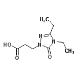 CAS#: 404595-17-1， 3-(3,4-Diethyl-5-Oxo-4,5-Dihydro-1H-1,2,4-Triazol-1-Yl)Propanoic Acid