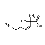 CAS#: 404961-15-5， (3Z)-2-Amino-6-Cyano-2-Methyl-3-Hexenoic Acid