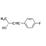 CAS 登录号：405065-71-6， (2R)-4-(4-氟苯基)-3-丁炔-2-醇