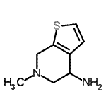 CAS#: 405142-08-7， 6-Methyl-4,5,6,7-Tetrahydrothieno[2,3-c]Pyridin-4-Amine