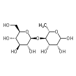 CAS#: 40525-07-3， (3R,4S,5R,6S)-6-Methyl-5-[(2S,3R,4S,5S,6R)-3,4,5-Trihydroxy-6-(Hydroxymethyl)Tetrahydropyran-2-Yl]Oxy-Tetrahydropyran-2,3,4-Triol