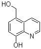 structure of CAS# 4053-44-5, 5-Hydroxymethyl-Quinolin-8-Ol;5-(Hydroxymethyl)-8-Quinolinol;5-Methylolquinolin-8-Ol;Oprea1_056093