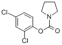 CAS 登录号：40575-34-6， 1-吡咯烷羧酸 2,4-二氯苯基酯