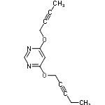 CAS#: 405928-77-0， 4-(2-Butyn-1-Yloxy)-6-(2-Pentyn-1-Yloxy)Pyrimidine