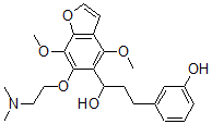 CAS#: 40680-97-5， 4,7-Dimethoxy-6-[2-(Dimethylamino)Ethoxy]-alpha-[2-(3-Hydroxyphenyl)Ethyl]-5-Benzofuranmethanol