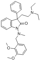 CAS#: 40714-43-0， 3-(2-Diethylaminoethyl)-1-[(2,3-Dimethoxybenzyl)Methylamino]-3-Phenyl-2-Indolinone