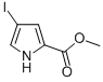 structure of CAS# 40740-41-8, 4-Iodopyrrole-2-Carboxylic Acid Methyl Ester;4-IODOPYRROLE-2-CARBOXYLIC ACID METHYL ESTER;Methyl 4-Iodo-1H-Pyrrole-2-Carboxylate;Methyl  4-Iodo-2-Pyrrolecarboxylate