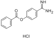 CAS#: 40761-72-6， 4-Amidinophenyl Benzoate Hydrochloride