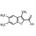 CAS#: 40763-04-0， 3,5,6-Trimethyl-1-Benzofuran-2-Carboxylic Acid