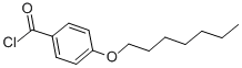 structure of CAS# 40782-54-5, 4-N-Heptyloxybenzoyl Chloride;4-Heptyloxybenzoyl Chloride