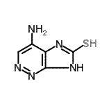 CAS#: 408314-25-0， 4-Amino-1,5-Dihydro-6H-Imidazo[4,5-c]Pyridazine-6-Thione