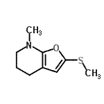 CAS#: 408500-72-1， 7-Methyl-2-(Methylsulfanyl)-4,5,6,7-Tetrahydrofuro[2,3-b]Pyridine