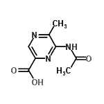 CAS#: 408533-72-2， 6-Acetamido-5-Methyl-2-Pyrazinecarboxylic Acid