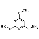 CAS#: 409112-12-5， 4-(Aminosulfanyl)-2,6-Dimethoxypyrimidine