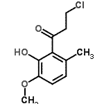 CAS#: 40992-04-9， 3-Chloro-1-(2-Hydroxy-3-Methoxy-6-Methylphenyl)-1-Propanone