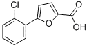 structure of CAS# 41019-43-6, 5-(2-Chlorophenyl)-2-Furoic Acid;5-(2-Chlorophenyl)-2-Furancarboxylate;5-(2-Chlorophenyl)-2-Furoate;Zinc00280585