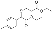 CAS#: 41022-36-0， Ethyl 3-(2-Ethoxy-2-Oxo-1-p-Tolylethylthio)Propanoate