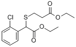 CAS#: 41022-44-0， Ethyl 3-(1-(2-Chlorophenyl)-2-Ethoxy-2-Oxoethylthio)Propanoate