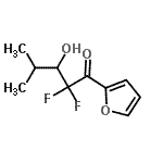 CAS#: 410522-58-6， 2,2-Difluoro-1-(2-Furyl)-3-Hydroxy-4-Methyl-1-Pentanone