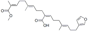 CAS#: 41060-10-0， (2E,6E)-10-[(1Z,4E)-7-(3-Furyl)-4-Methyl-4-Heptenylidene]-2,6-Dimethyl-2,6-Undecadienedioic Acid 1-Methyl Ester