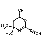 CAS#: 41077-65-0， 2-Ethynyl-4,4,6-Trimethyl-5,6-Dihydro-4H-1,3-Oxazine