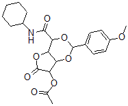 CAS#: 41111-85-7， N-Cyclohexyl-5-O-Acetyl-2,4-O-(4-Methoxybenzylidene)Glucaro-1-Amide-6,3-Lactone