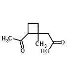 CAS#: 412011-51-9， (2-Acetyl-1-Methylcyclobutyl)Acetic Acid
