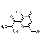 CAS#: 412022-21-0， 3-Hydroxy-6-(Hydroxymethyl)-2-Lactoyl-4H-Pyran-4-One