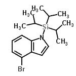 CAS#: 412048-44-3， 4-Bromo-1-(Triisopropylsilyl)-1H-Indole