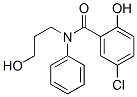 CAS 登录号：41220-64-8， 5-氯-N-(3-羟基丙基)-N-苯基水杨酰胺